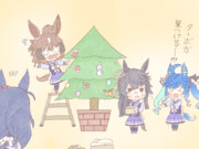 ツリー準備のお手伝い