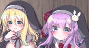 壁尻シスターになるメメリスちゃんとティーナちゃん
