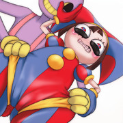 可愛いピエロさんは見てくれるお客さんにサービスしなくちゃ