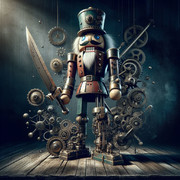 【AI生成】スチームパンクなくるみ割り人形