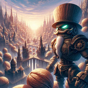 【AI生成】スチームパンクなくるみ割り人形