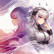 【AI生成】イマジナリーフレンドのことを考えている女性