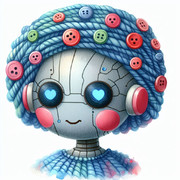【AI生成】ボタンを活かした人形のアイディア