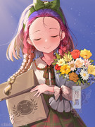 柔らかい日差しと対馬ちゃん