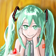 誕生日を祝われる初音ミクさん