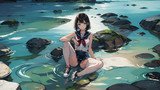 潮だまりとフレンズ