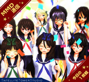 【MMD通信】みんなで おうえん！
