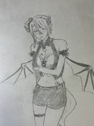 引退後、友人が来てた服を貰ったケイちゃん