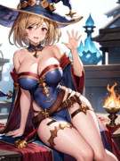 エッチな衣装の魔法使いジータちゃん