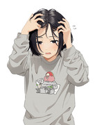 遊びに来た兄の友人と遭遇した妹