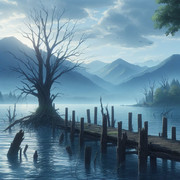 【AI生成】さびしげな風景の練習