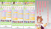 うぷ主のチャンミLONG(2023_12)グレードB決勝出走予定のウマ娘たち