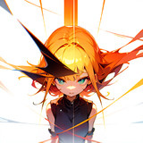 自分で描いたウインディの絵を元に生成_img2imgその2