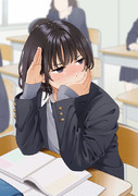 目が合った