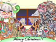 Merry Christmas!!（芦毛の怪獣一行）