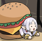 フリーレンを食べるハンバーガー