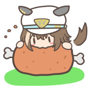 【gif】２０２３年最後の肉の日に肉をむさぼるシュヴァルグランちゃん