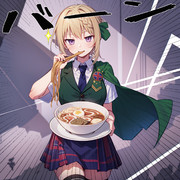 よりAIらしくラーメンを食べるパース