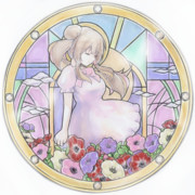 ステンドグラス風ささらちゃん