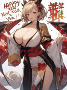 2024年辰年謹賀新年のジータちゃん