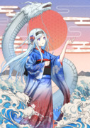 龍の水を得る如し