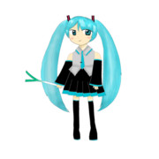 ZUN絵風初音ミク