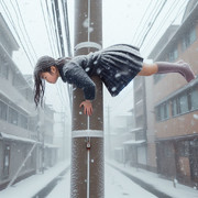 空中固定されて反省会だよ