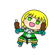 お肉大好き！グリットちゃん（無双ver）