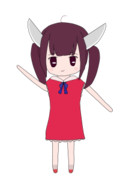 右手を上げるきりたん