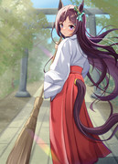 新年は巫女ドーベルと