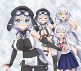 模型娘のもち子さん【立ち絵素材】