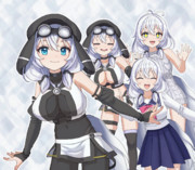 模型娘のもち子さん【立ち絵素材】