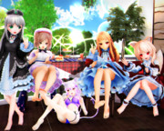 【今日のレア様】おみあしさんを 見せ合うよぉ～♡