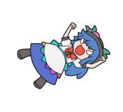 309 あばれ天子【東方Project 立ち絵素材 透過GIF】