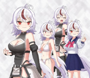 模型娘のあん子ちゃん【立ち絵素材】