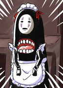 カオナシ「ここで働かせて下さい!!」