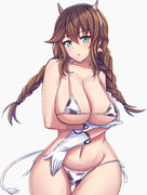 牛柄ビキニ能代