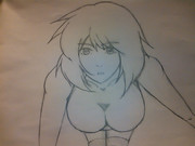 手書きで素子さん