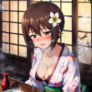 成人の日を迎えた西住まほ