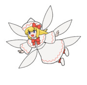 317 リリーホワイト【東方Project 立ち絵素材 透過GIF】