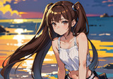 瀬戸内の夕焼け