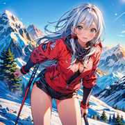 今日はスキーの日