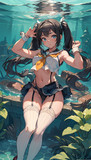 水没ツインテール