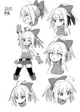 勇者の娘　表情集