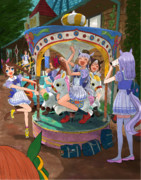 廃墟の遊園地にて