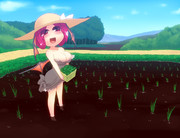 田植え ニコニコ静画 イラスト