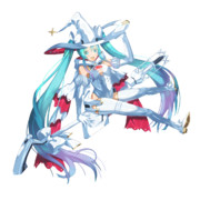 【ボカロ絵】レーシングミク2024なミクちゃん♪(透過差分)