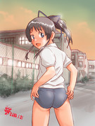 夕暮れお勉強娘