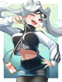 【オリキャラ】杏ちゃん（クロップドジャージ＆ダメージデニムミニスカート）