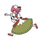 341 茨木華扇【東方Project 立ち絵素材 透過GIF】